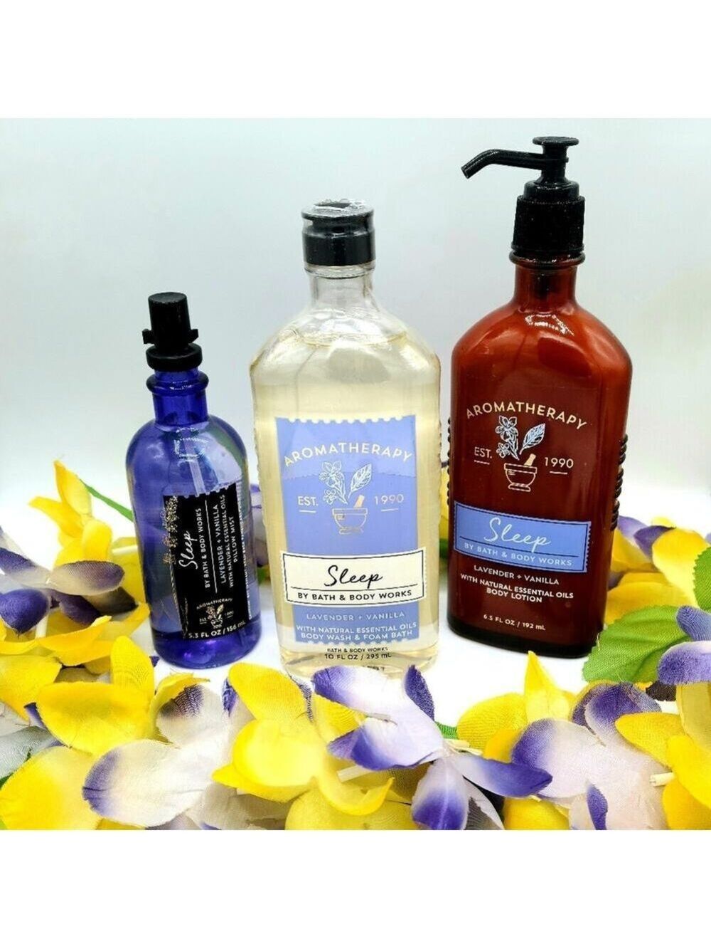 BATH & BODY WORKS LAVENDER VANILLA SLEEP SET